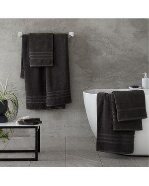 Biba 450Gsm Cotton Zero Twist Quick Dry Towel - Grey