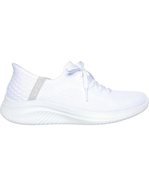 Skechers Slip On Runners - White