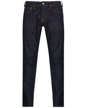 Evisu Seagull Pocket Carrot Fit Jeans - Blue