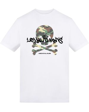 Loyalti Printed Adults Tee - White