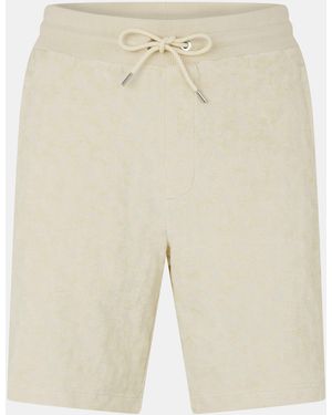 BOSS H-Lamson 10 Fleece Jogger Shorts - Natural