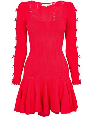 LoveShackFancy Seychelle Mini Dress - Red