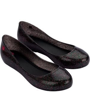 Zaxy Ballet Court Shoes - Black