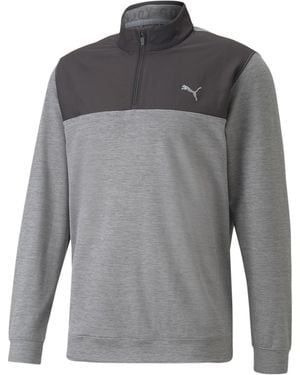 PUMA Cloudspun Zip Pullover - Grey