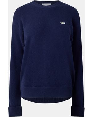 Lacoste Tricot Crew Neck Jumper - Blue