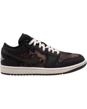 Nike 1 Low Se Leather Low-Top Trainers - Black