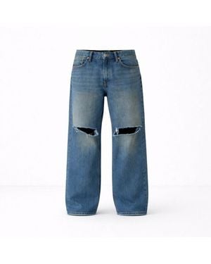 Firetrap Vinrip Straight Leg Jeans - Blue