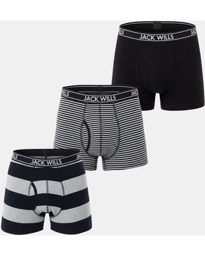 Jack Wills Jw Daundley Boxers 3 Pack - Multicolour