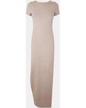 Jack Wills Jw Scoop Back Maxi Dress - Natural