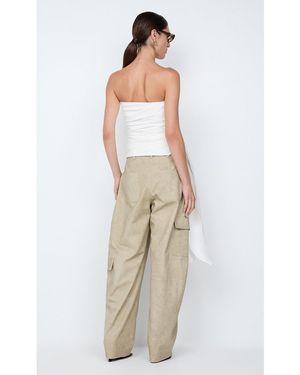 Bec & Bridge Belle Cropped Bandeau Top - White