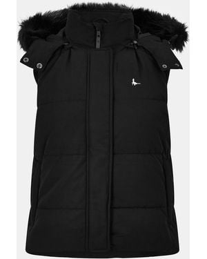 Jack Wills Willow Heritage Puffer Gilet - Black