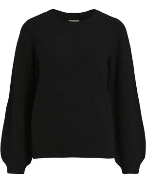 Object Long Sleeve Pullover Jumper - Black