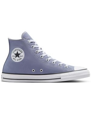 Converse Adults Chuck Taylor All Star Canvas High-Top Trainers - Blue