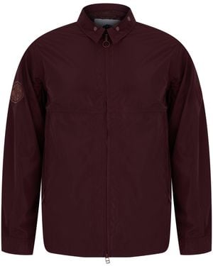 Pretty Green Pg Porter Overshirt - Red