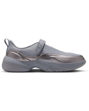 Nike Jordan Pointe Leather Low-Top Trainers - Grey