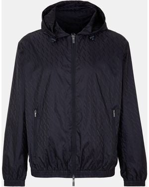 ARMANI EXCHANGE Water-Resistant Rain Anorak - Blue