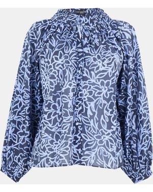 French Connection Anna Long Sleeve Blouse - Blue