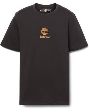 Timberland Stack Logo T-Shirt - Black