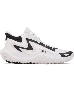 Under Armour Jet 25 Basketball Trainers - White