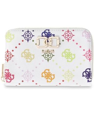 Guess Emile Medium Zip Around - Blue