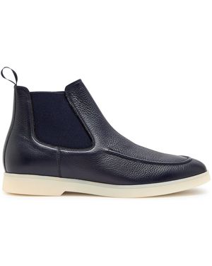 Aurélien City Chelsea Boot Grain Leathe - Blue