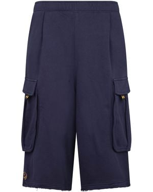 Drew House Adults Oversized Cargo Shorts - Blue