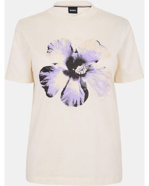 BOSS Short-Sleeve Polo Shirt - Natural