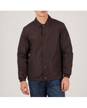 Brave Soul Light Weight Coach Jacket - Brown