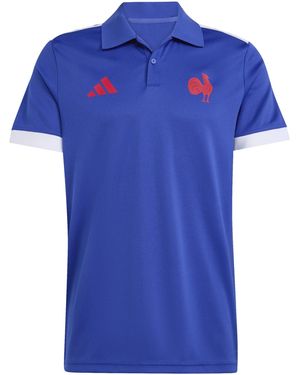 adidas France Home Polo Shirt 2026 - Blue