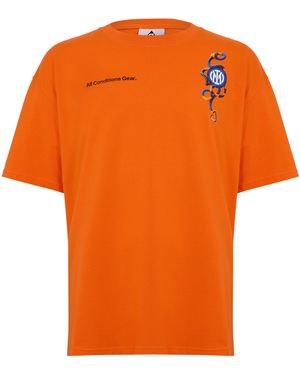 Nike Inter Milan Licensed Short Sleeve T-Shirt - Orange