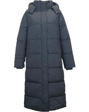 Jack Wills Water Resistant Wind Resistant Detachable Hood Short Puffer Jacket - Blue