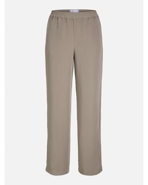 JJXX Poppy High-Waisted Straight Leg Trousers - Grey
