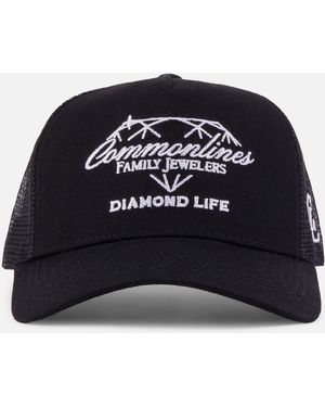 Common Lines Diamond Life Cap - Black