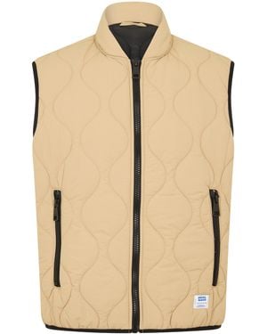 HUGO Sleeveless Gilet - Natural