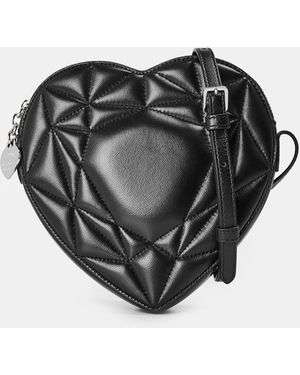 Tiffany & Co. Crossbody Heart-Shaped Handbag - Black