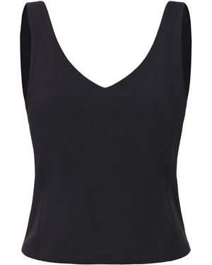 La Gear V-Neck Active Tank Top - Black