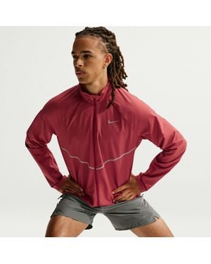 Nike Miler Repel Running Jacket - Red