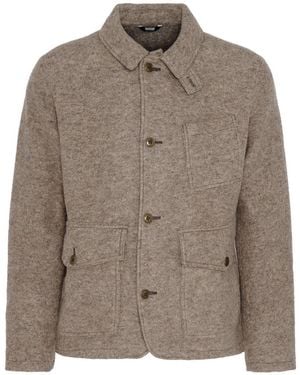 Barbour Allmoor Wool Jacket - Brown