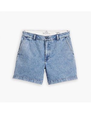 Levi's Levi's Wellthread 80S Mom Short Flowe - Blue