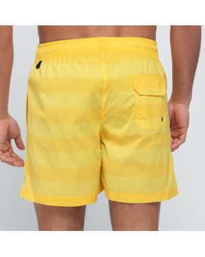 Eden Park Striped Swim Shorts - Yellow