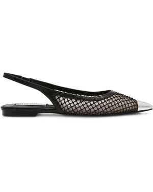 Steve Madden Marissa Mesh Slingback - Black