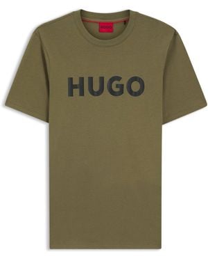 HUGO Dulivio T Shirt - Yellow