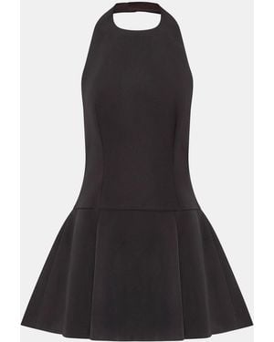 Odd Muse The Ultimate Muse Dropped Hem Mini Dress - Black