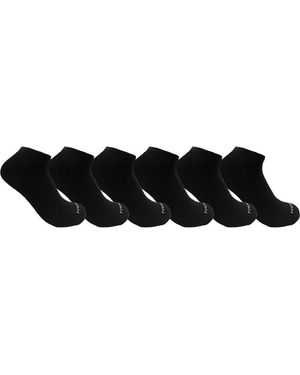 Firetrap 6Pk Trnr Sock - Black