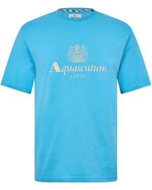 Aquascutum T-Shirt - Blue