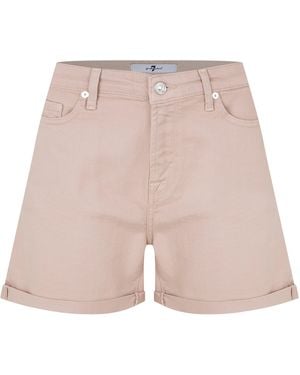 7 For All Mankind Denim Shorts - Pink