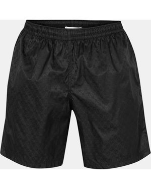 McQueen Alex Repeat Quick Dry Trunk Fit Swim Shorts - Black