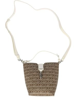 DKNY Taira Bucket Bag - Metallic