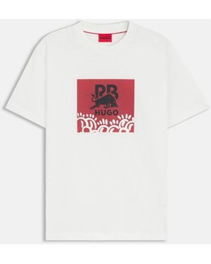 Hugo x RB X Vcarb By Slawn Graphic T-Shirt - White