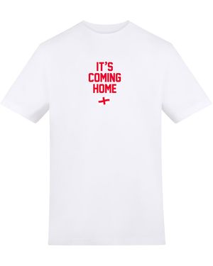 AWD Printed England World Cup Fan Tee - White